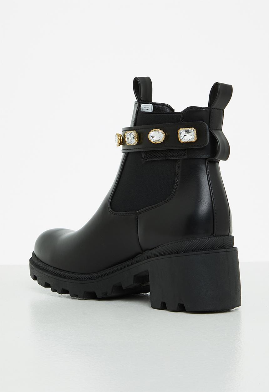 Madison® - Shante chunky chelsea boot - black