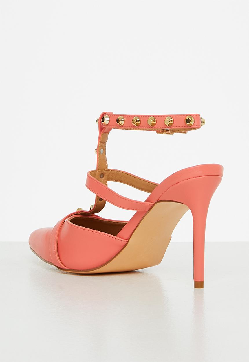 Madison® - Lolly pointed studded heel - coral