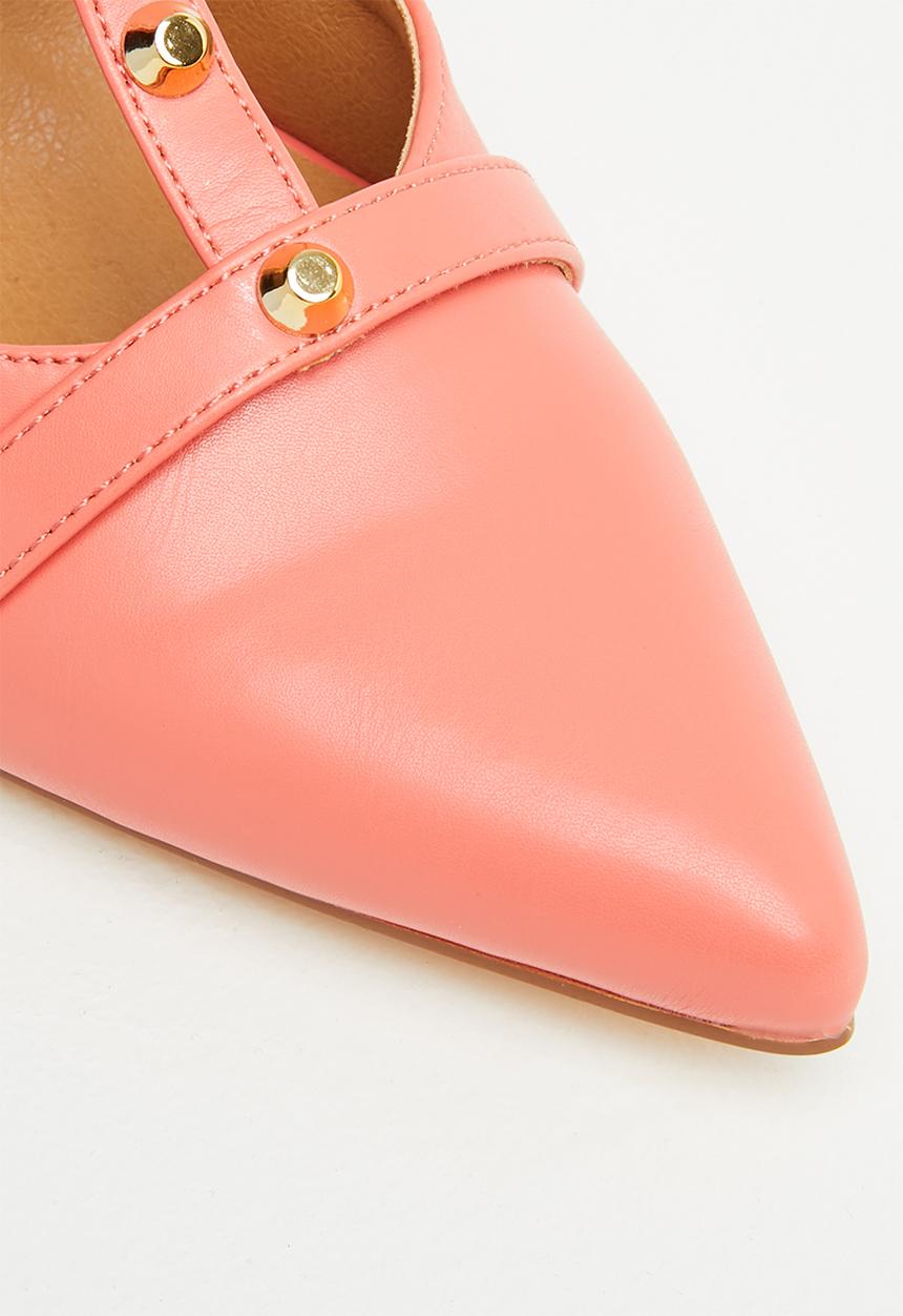 Madison® - Lolly pointed studded heel - coral