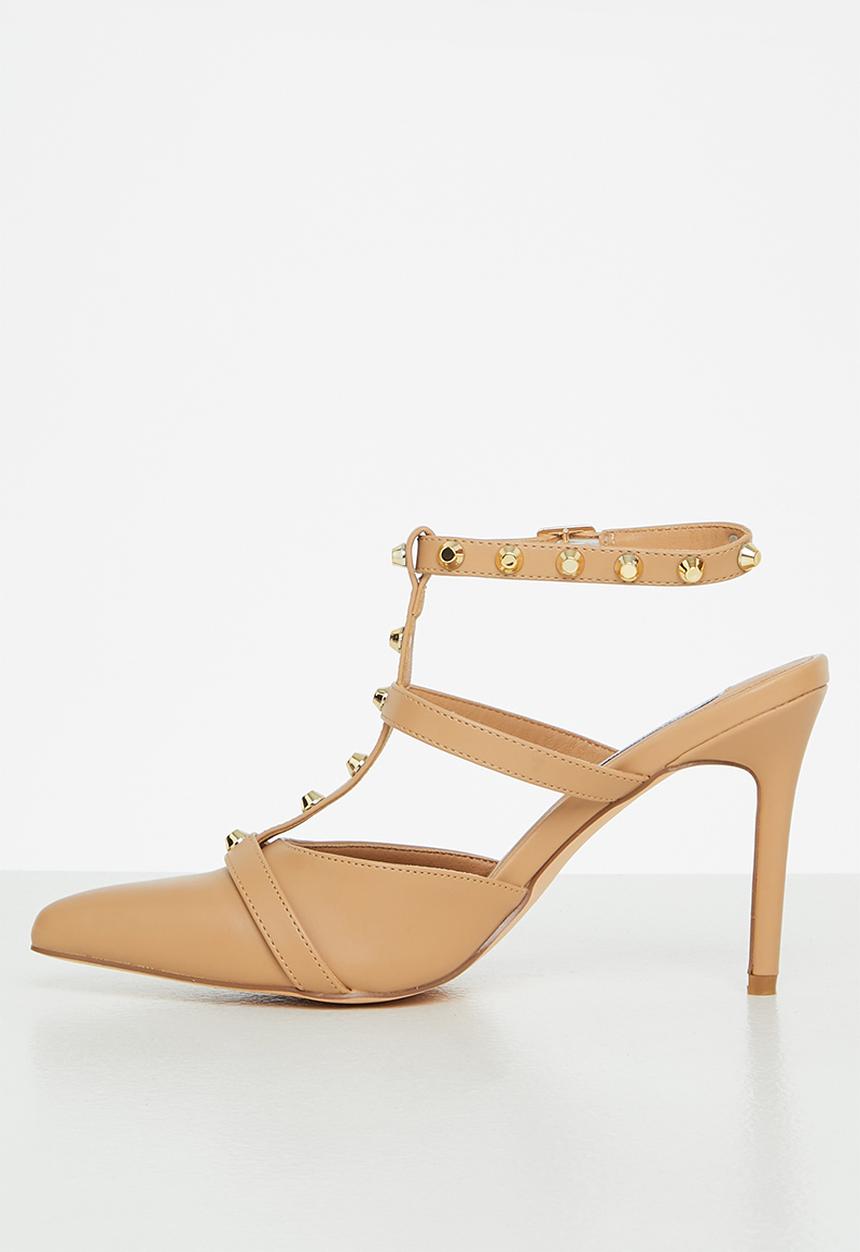 Madison® - Lolly pointed studded heel - dark neutral
