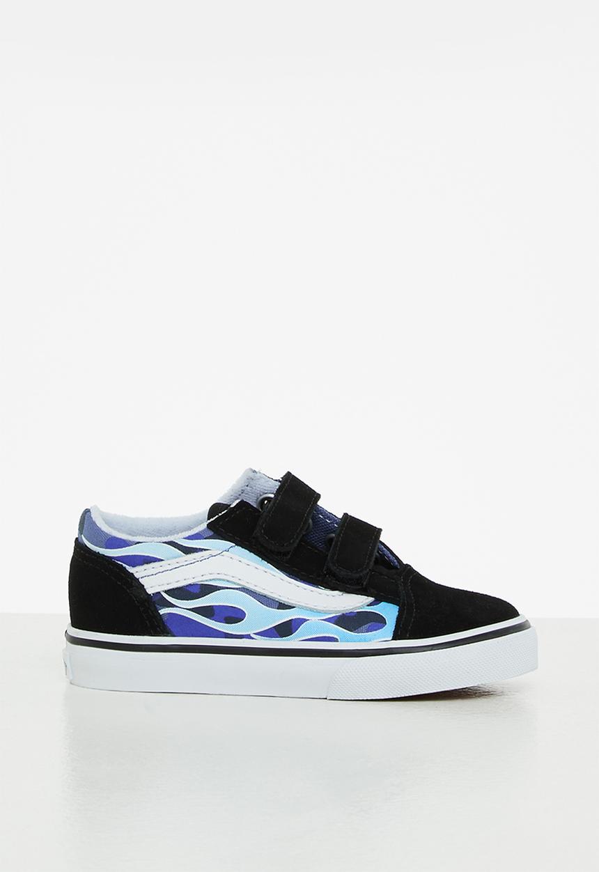 Vans - Td old skool v - (camo flame) blue/ice camo