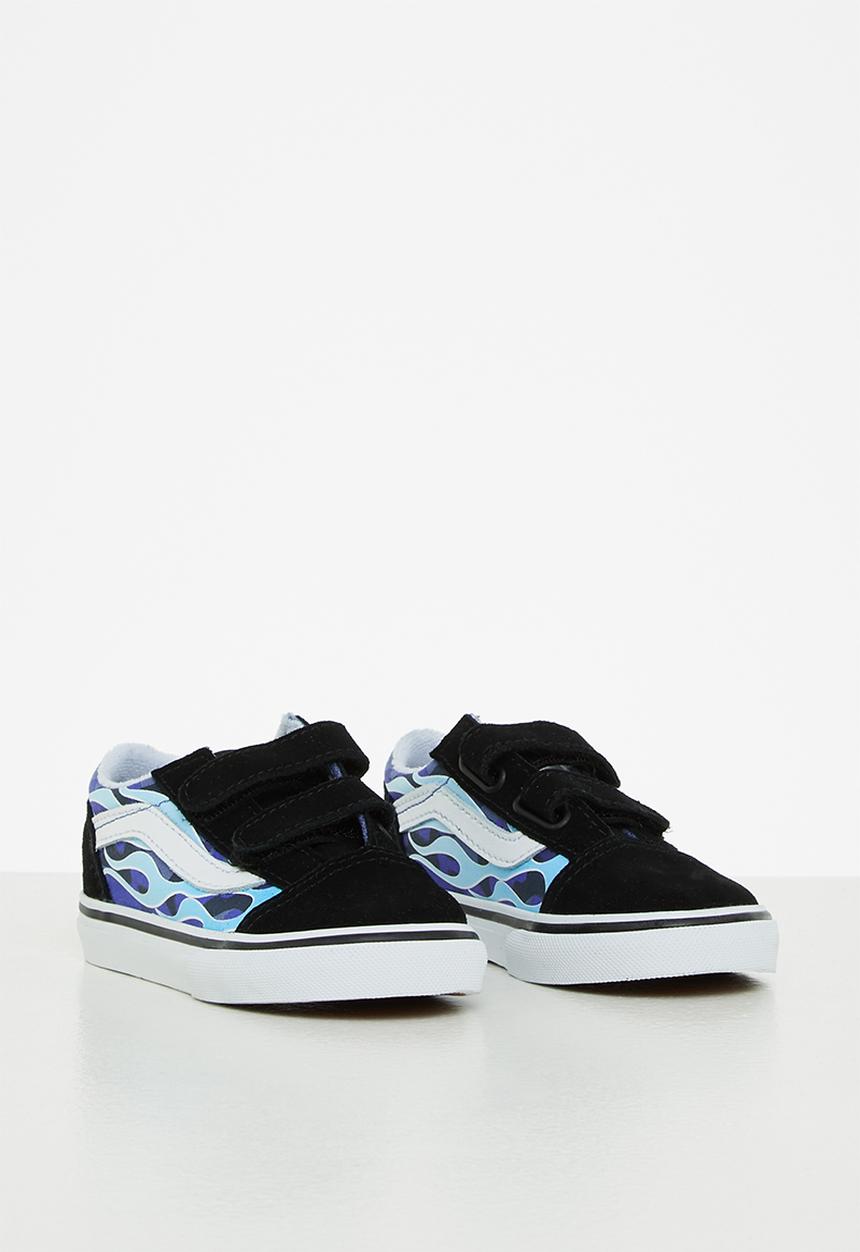 Vans - Td old skool v - (camo flame) blue/ice camo