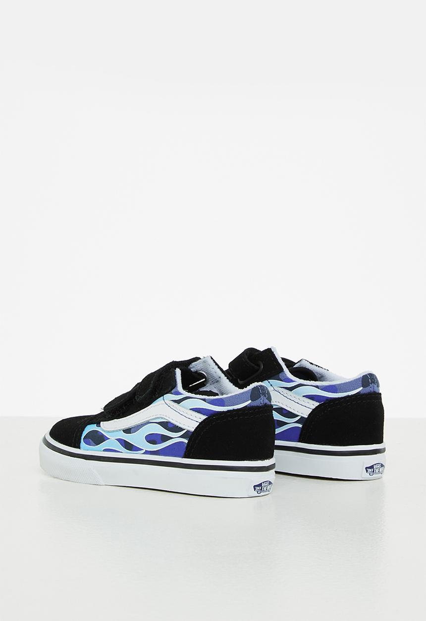 Vans - Td old skool v - (camo flame) blue/ice camo