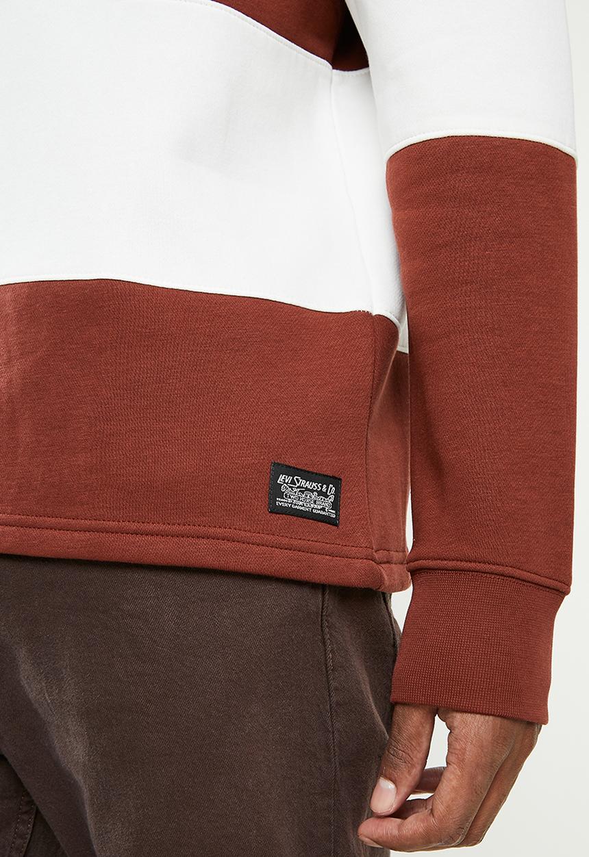 Levi’s® - Fillmore rugby hoodie - fired brick