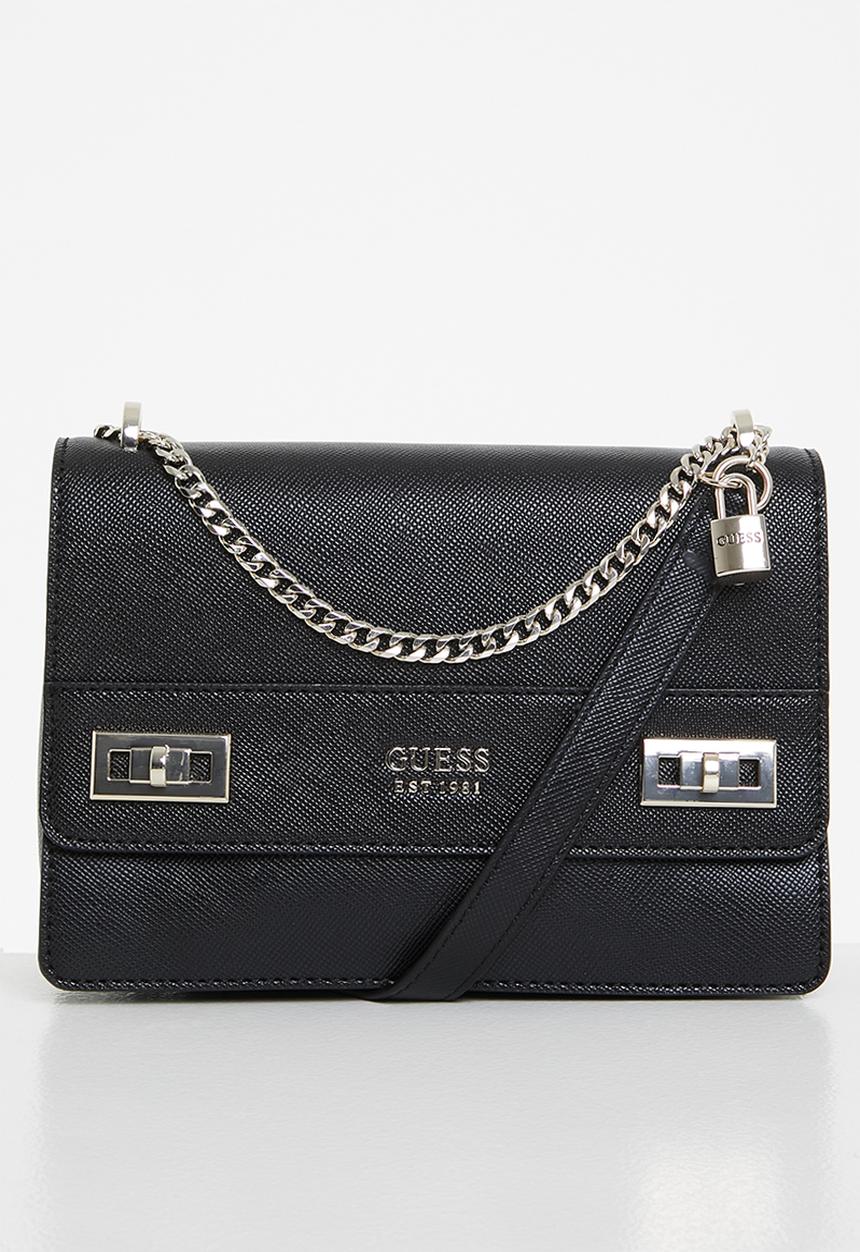 GUESS - Ahb katey convertible xbody flap - black