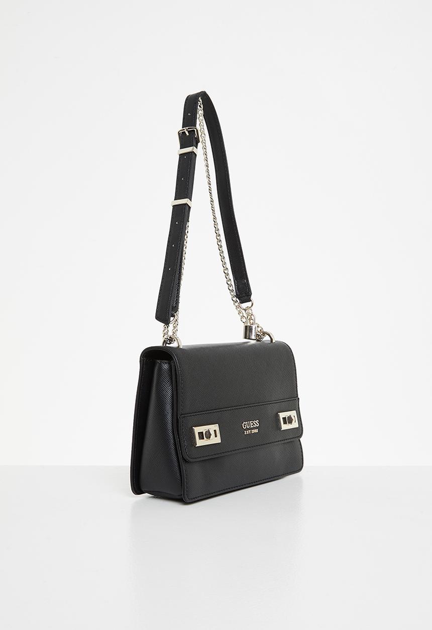 GUESS - Ahb katey convertible xbody flap - black