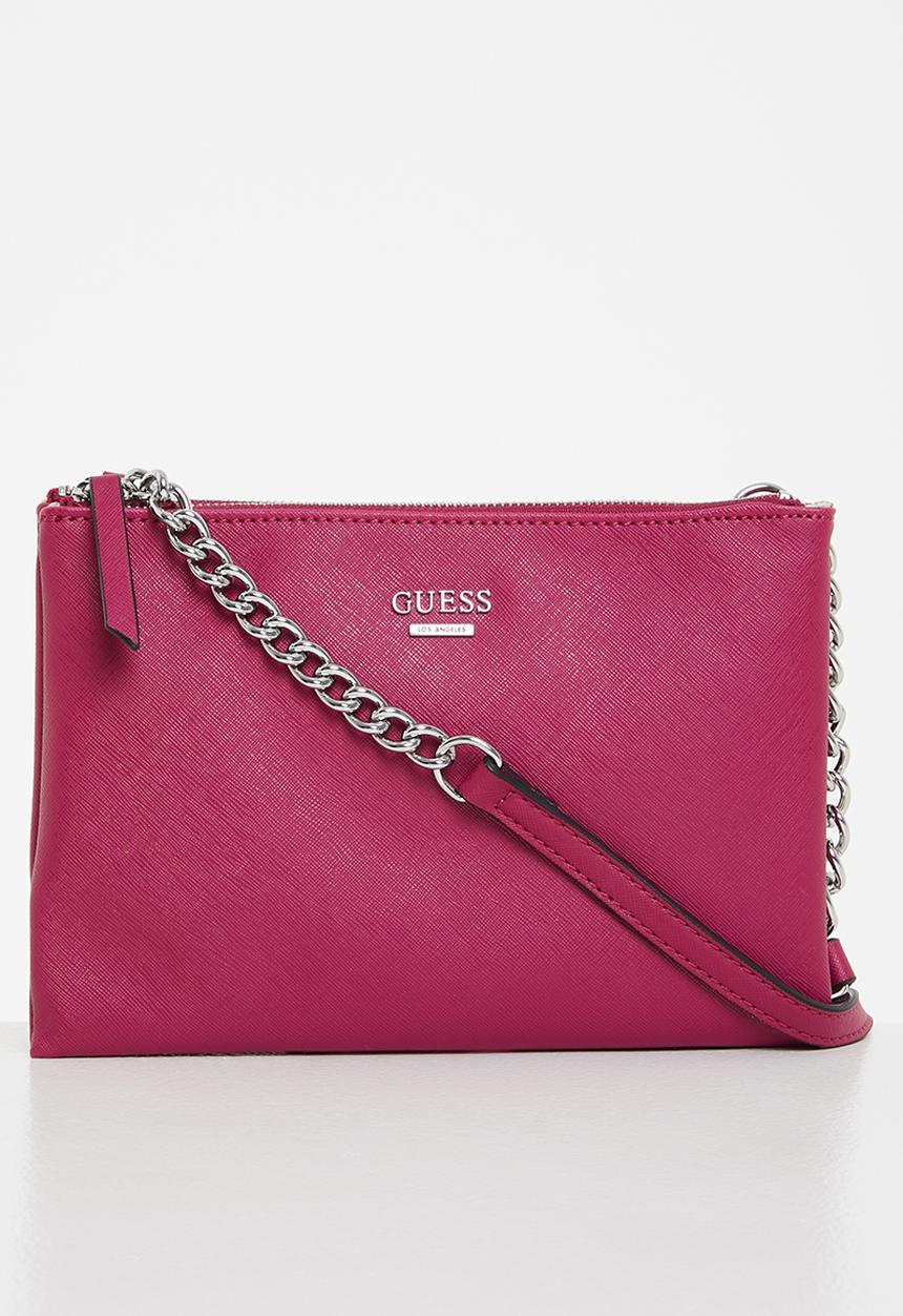 GUESS - Kalei mini dbl zip crossbody - orchid