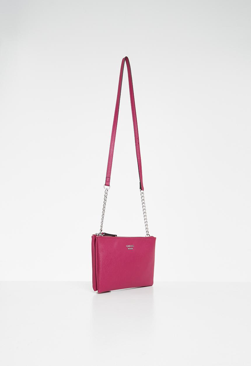 GUESS - Kalei mini dbl zip crossbody - orchid