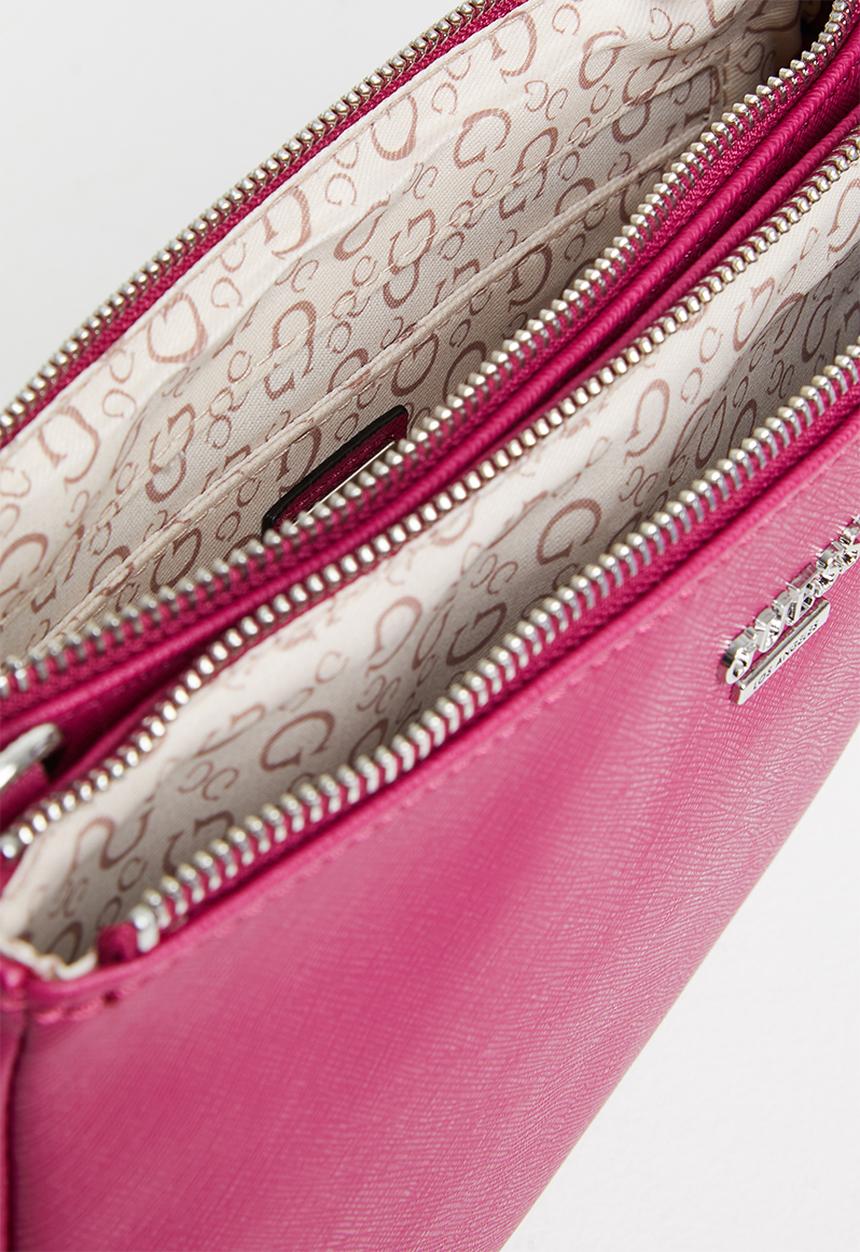 GUESS - Kalei mini dbl zip crossbody - orchid