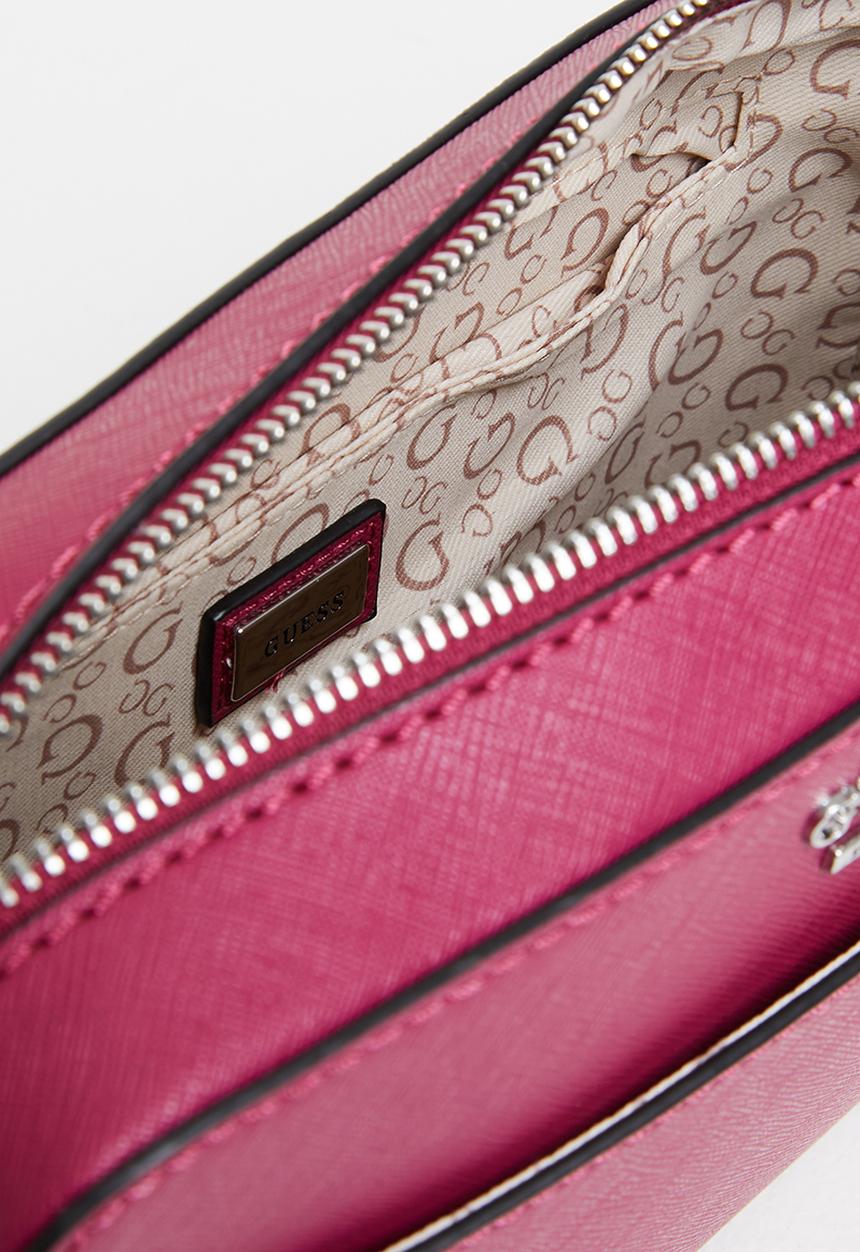 GUESS - Kalei mini camera crossbody - orchid