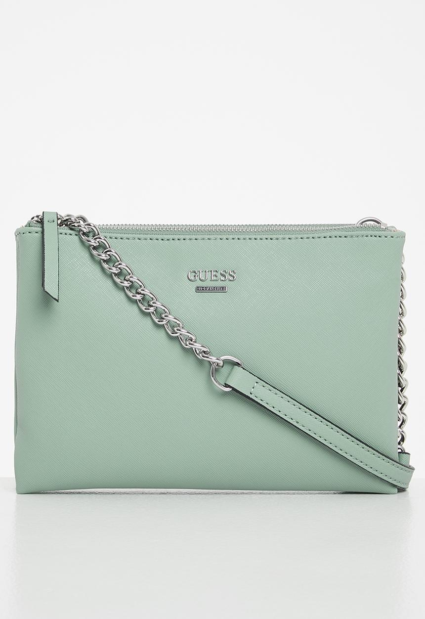 GUESS - Kalei mini dbl zip crossbody - moss