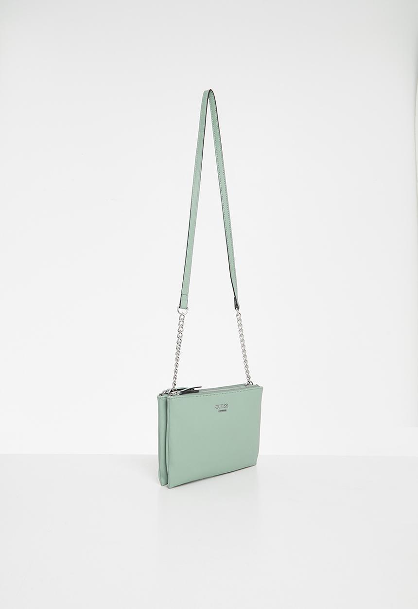 GUESS - Kalei mini dbl zip crossbody - moss