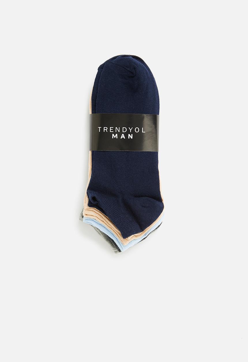 Trendyol - Plain 5 pack ankle socks - multi