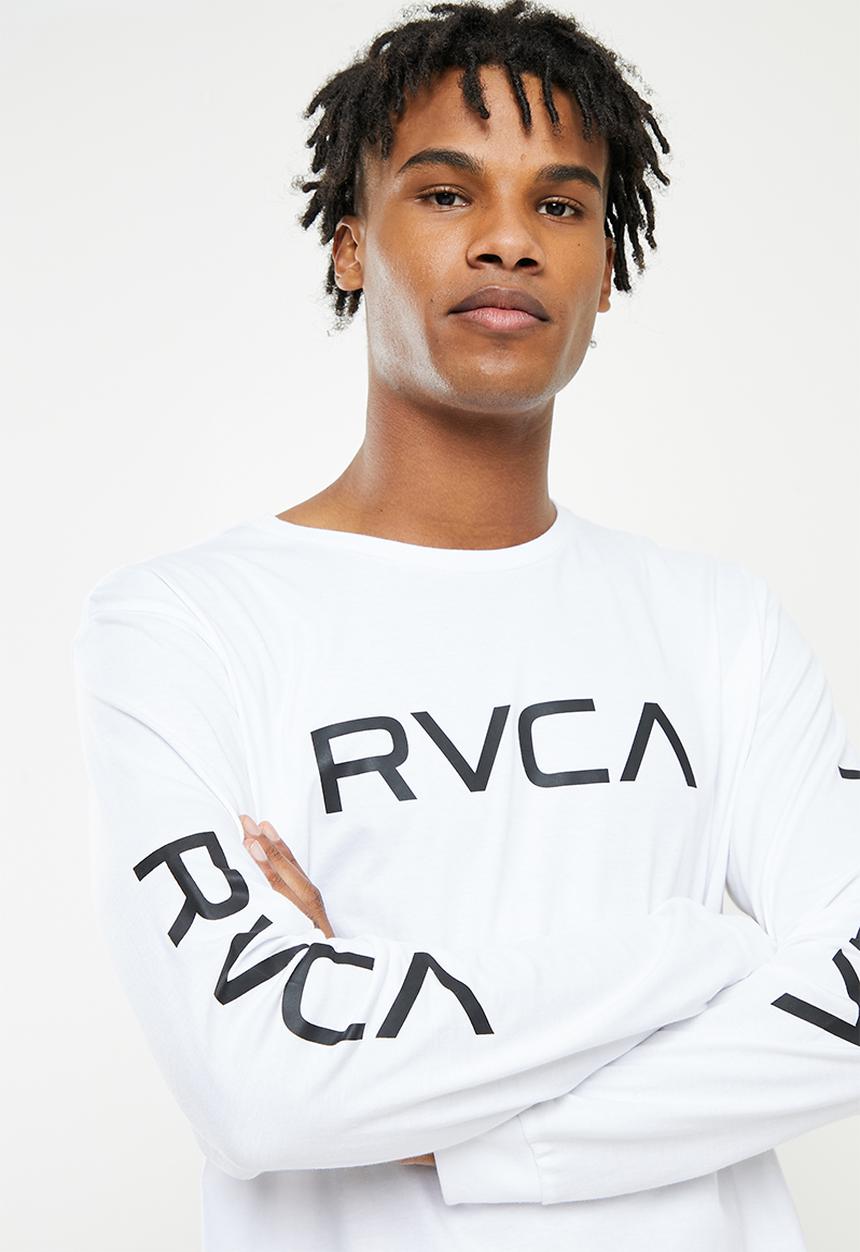 RVCA - Big RVCA Long Sleeve Tee - White