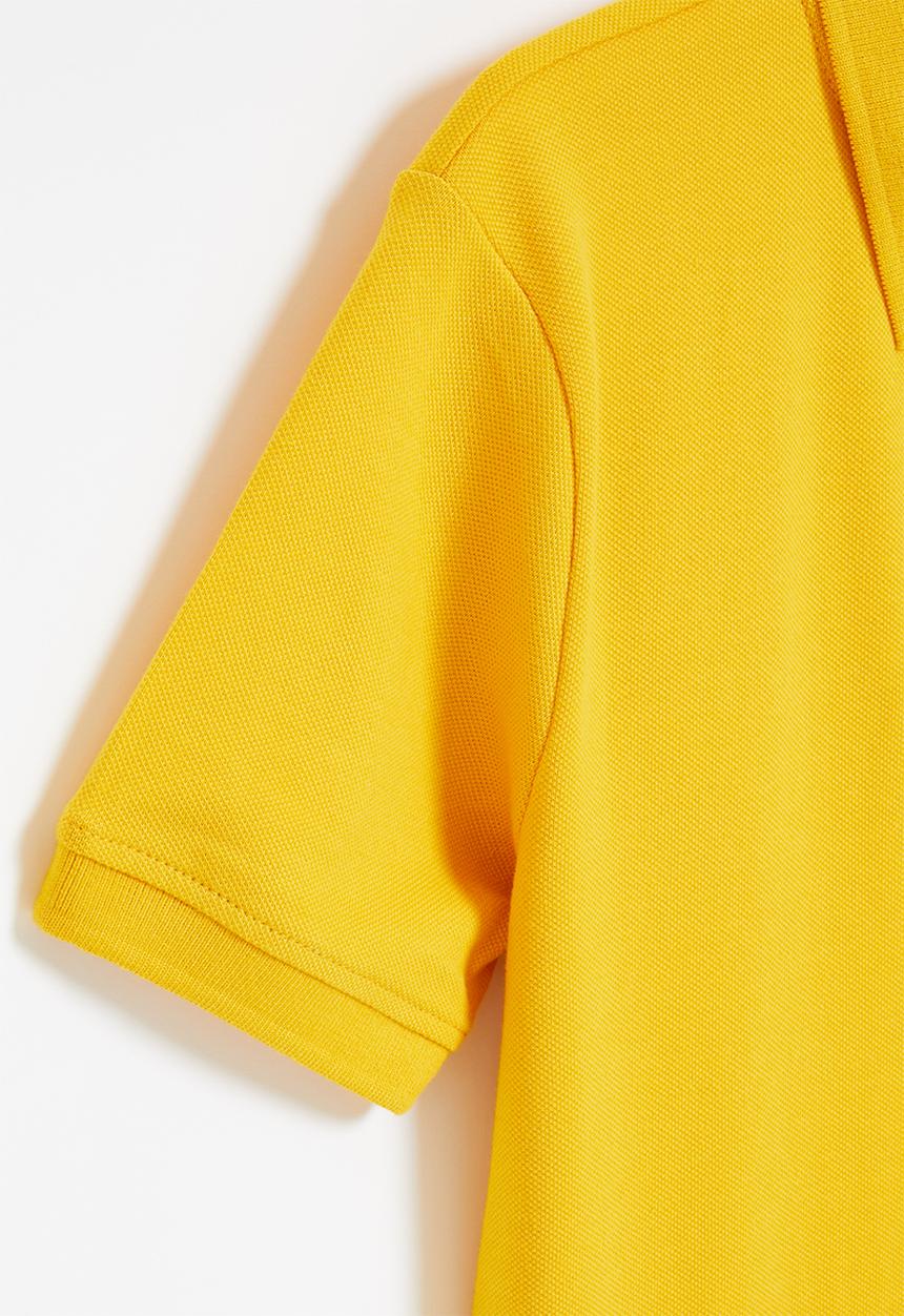 POLO - Boys classic short sleeve golfer - yellow