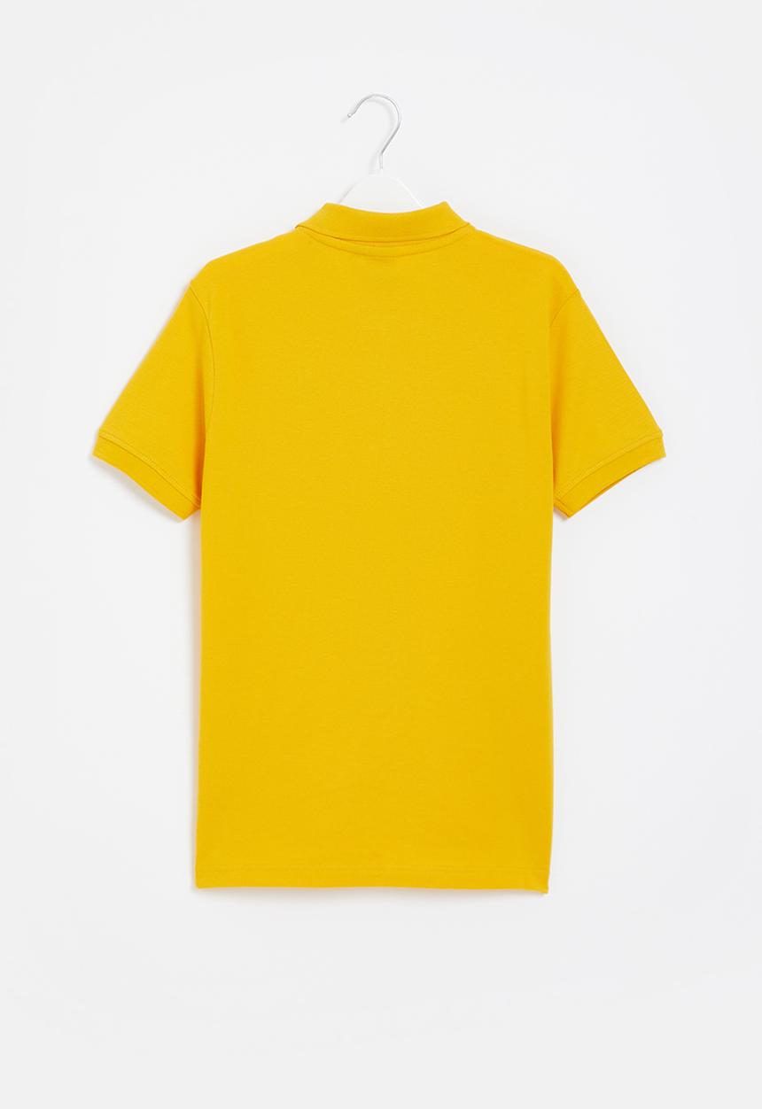 POLO - Boys classic short sleeve golfer - yellow