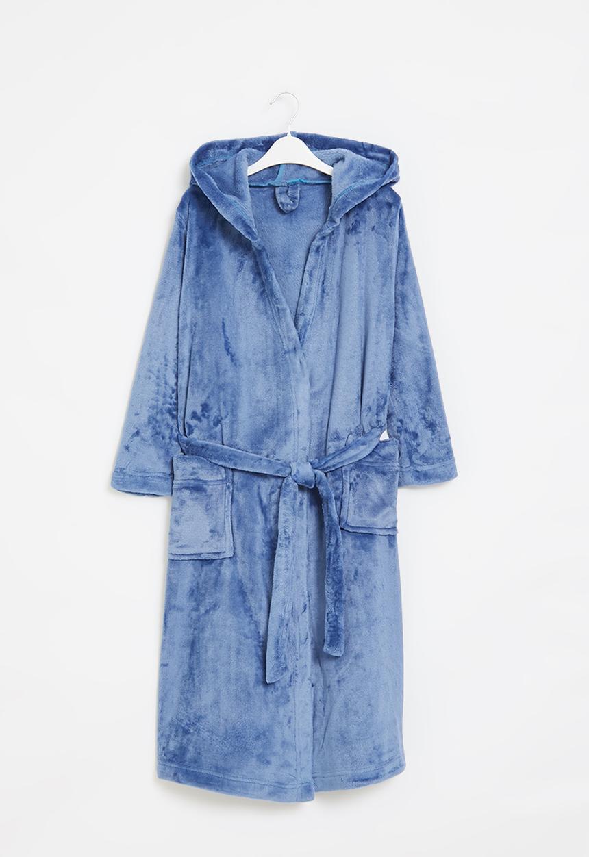 Rebel Republic - Boys hooded gown - blue