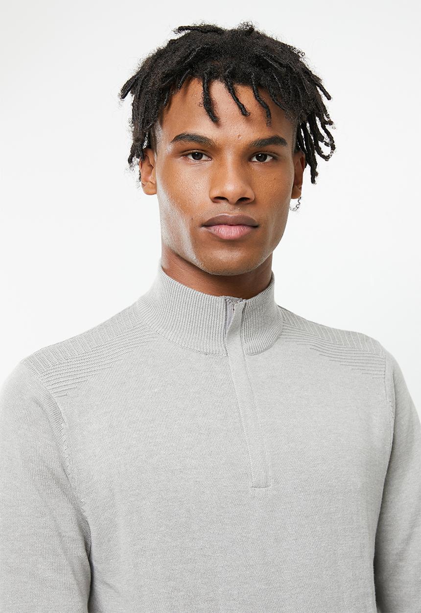 Brave Soul - Duben knit - grey