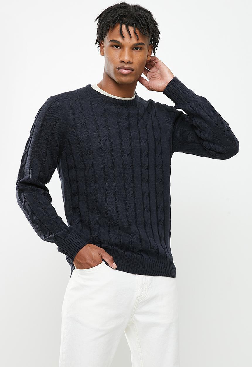 Brave Soul - Maoc knit - french navy
