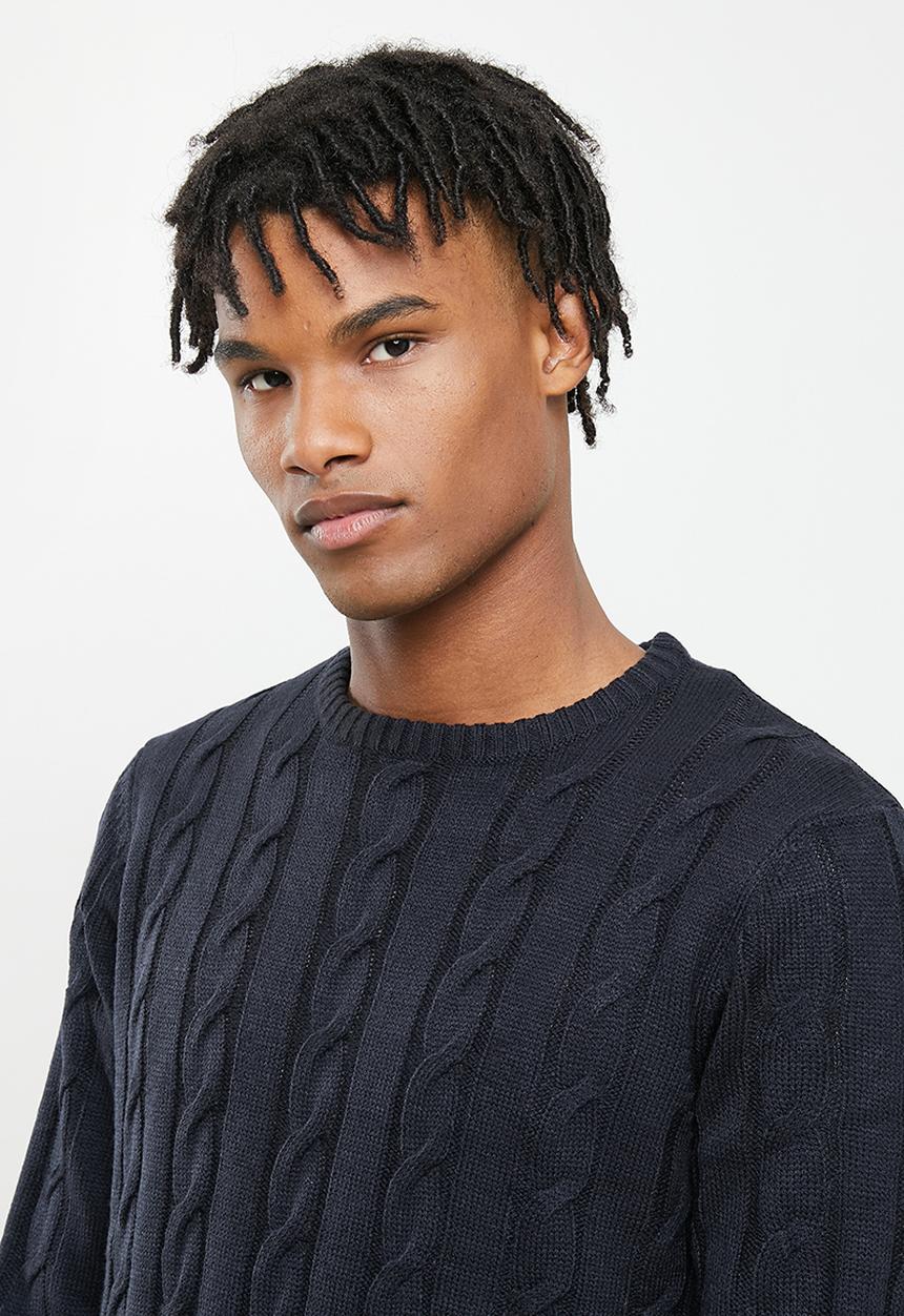 Brave Soul - Maoc knit - french navy
