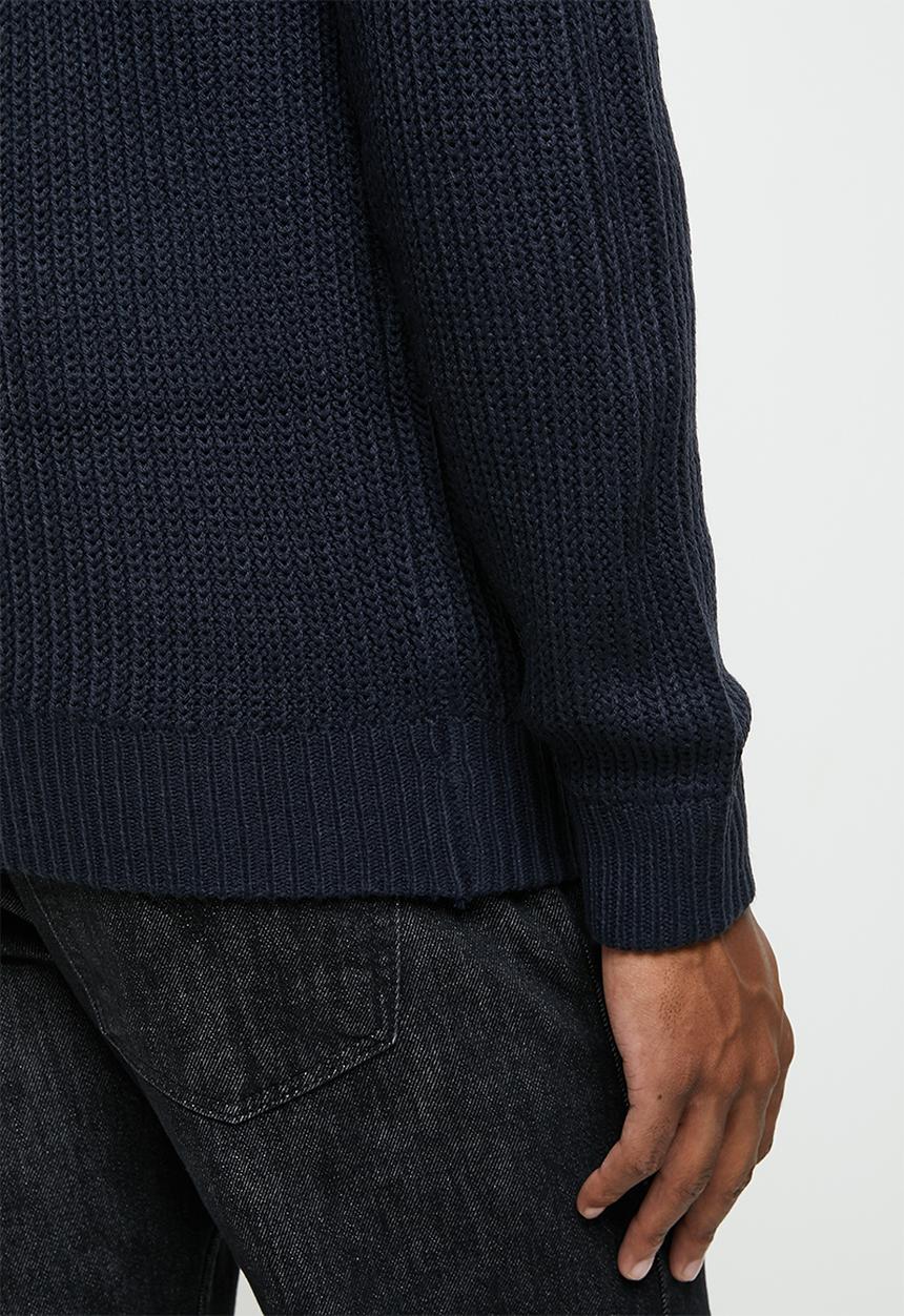 Brave Soul - Gilchrist knit - midnight navy