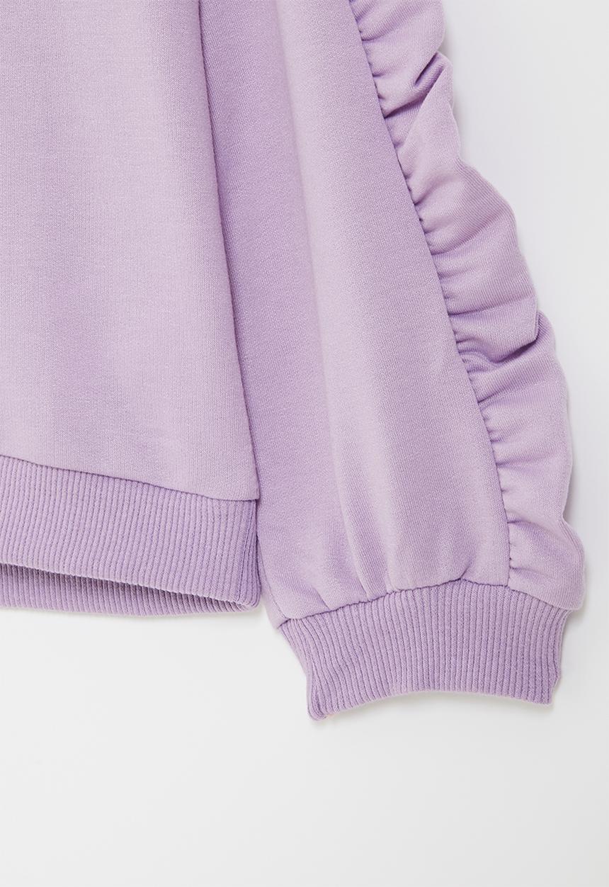 Trendyol - Girls long sleeve sweatshirt - lilac