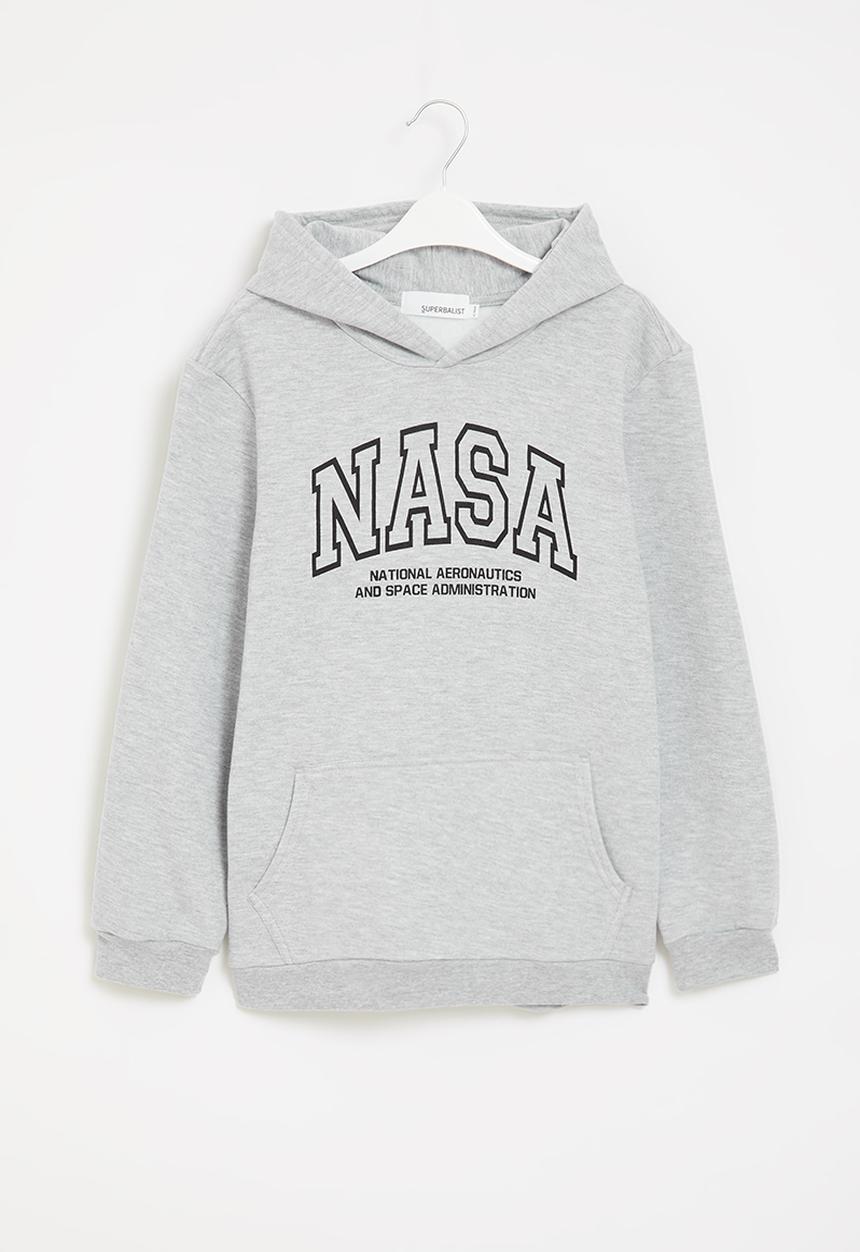 Superbalist - NASA hoodie - grey melange