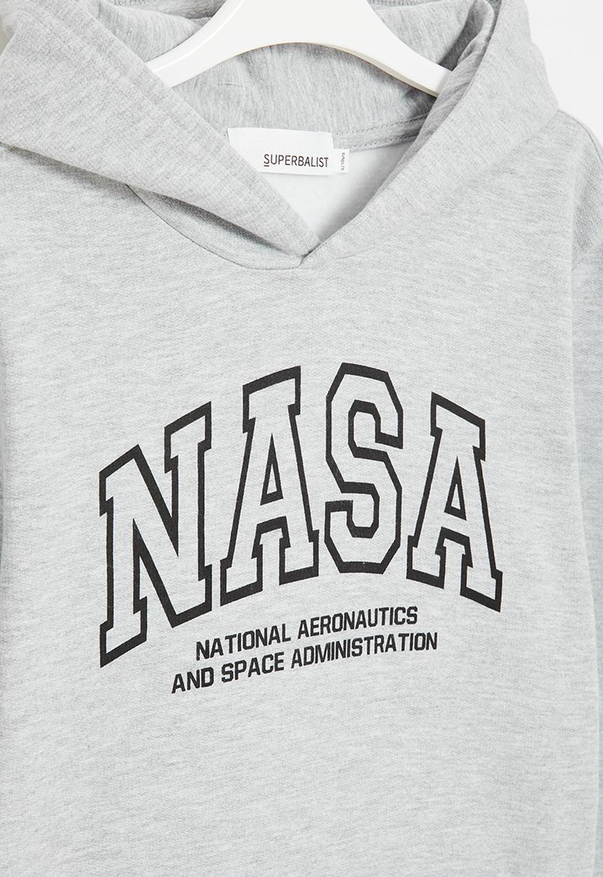 Superbalist - NASA hoodie - grey melange