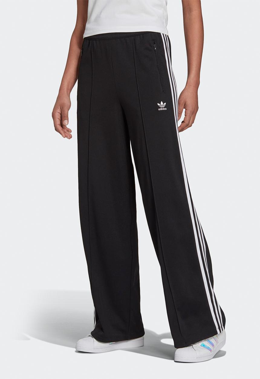 adidas Originals - Wideleg double knit trackpants - black