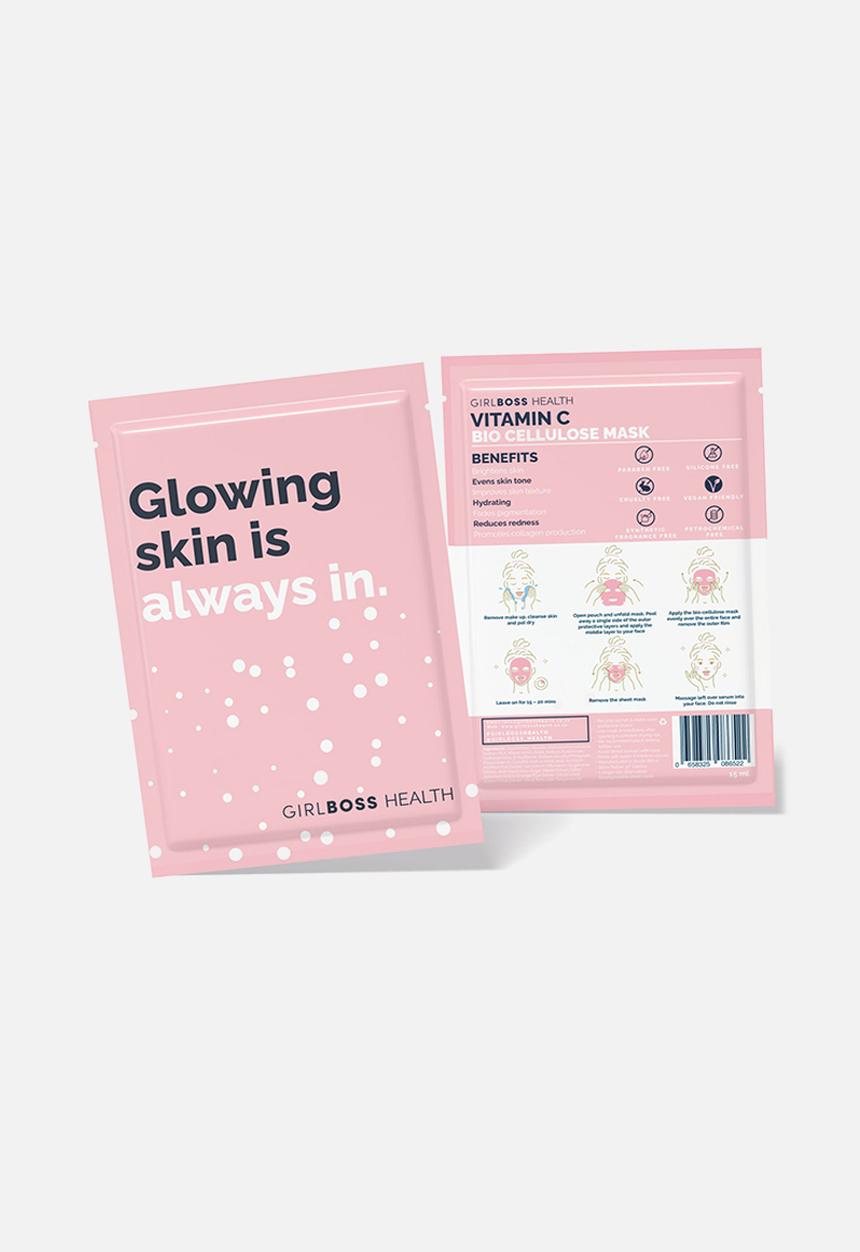 GIRLBOSS HEALTH - Bio Cellulose Mask - Vitamin C