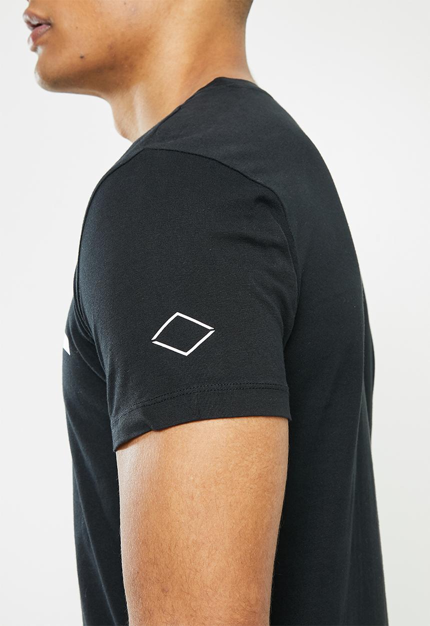Replay - Replay side label tee - black