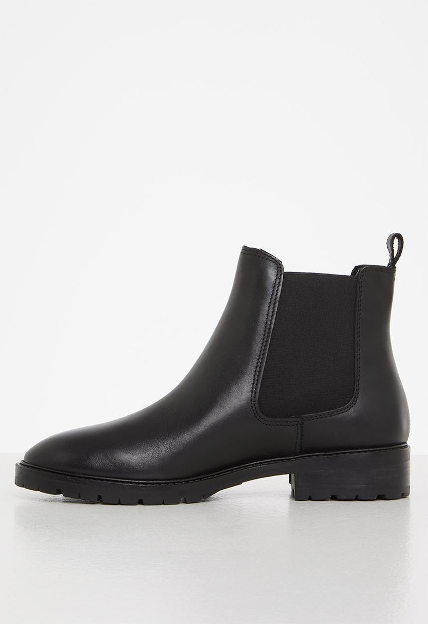 Steve Madden - Leopold leather chelsea boot - black