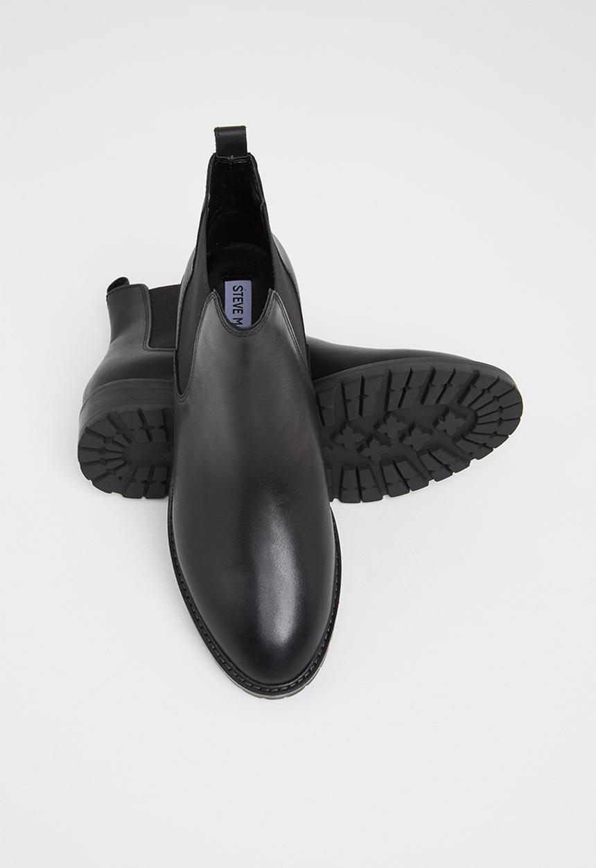 Steve Madden - Leopold leather chelsea boot - black