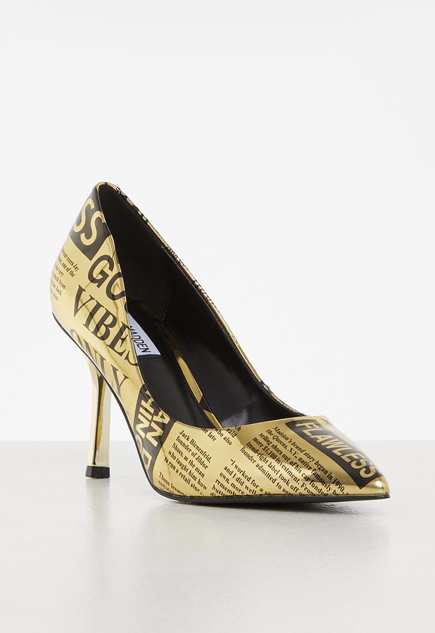 Steve Madden - Stanze court heel - black & gold