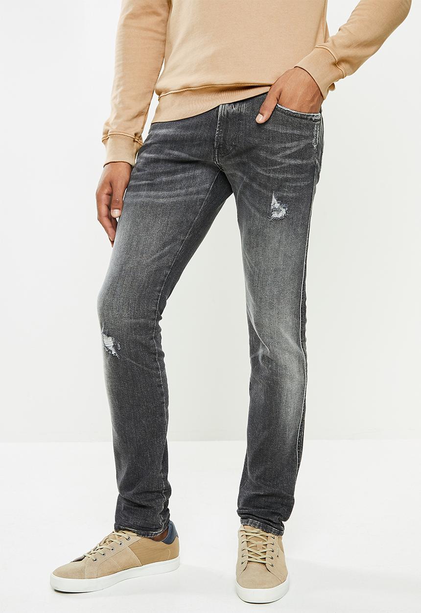 Replay - Slim fit denim jeans - black washed