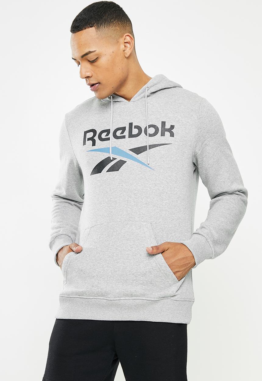 Reebok - Ri ft oth bl hoodie   - medium grey heather