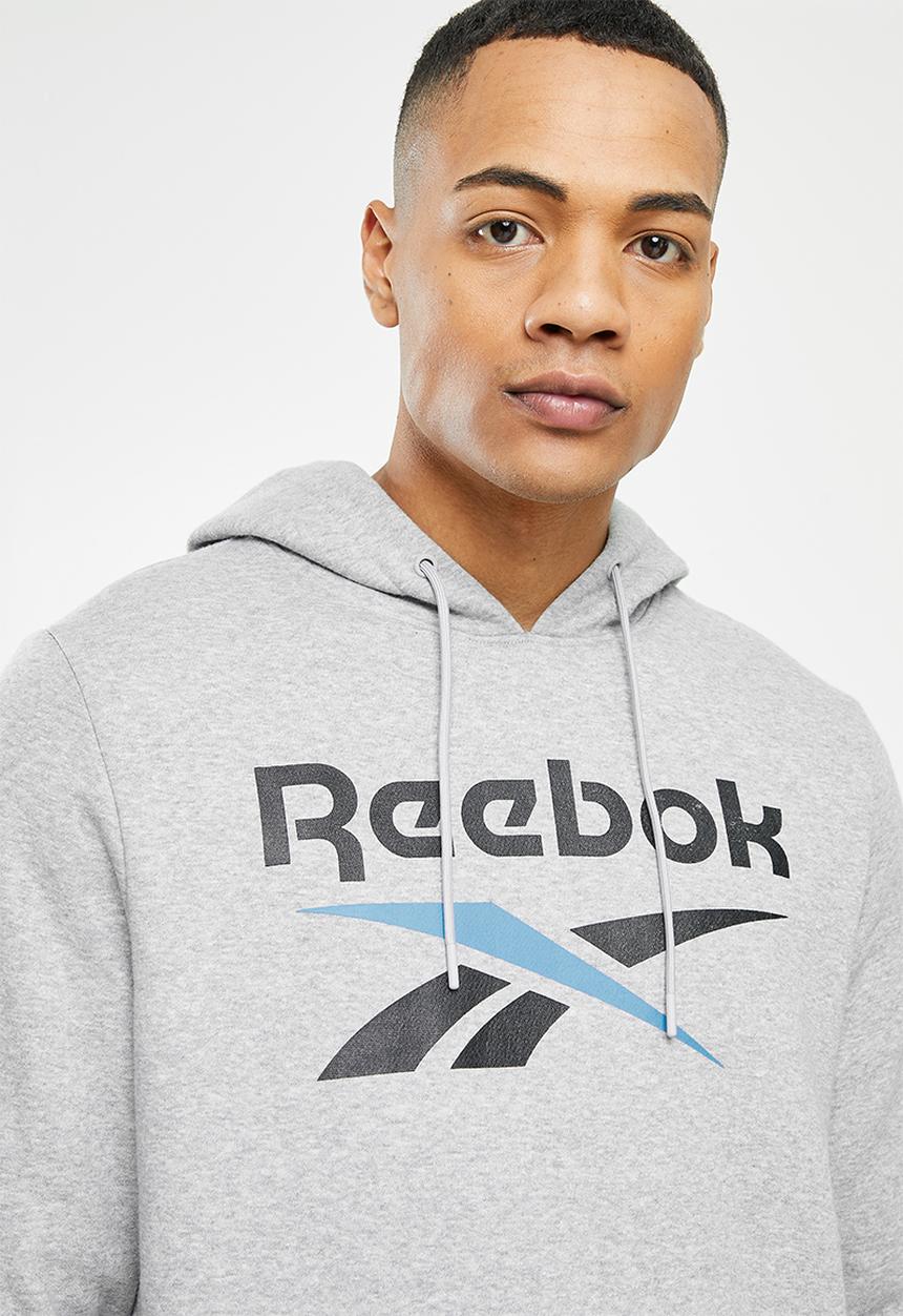 Reebok - Ri ft oth bl hoodie   - medium grey heather