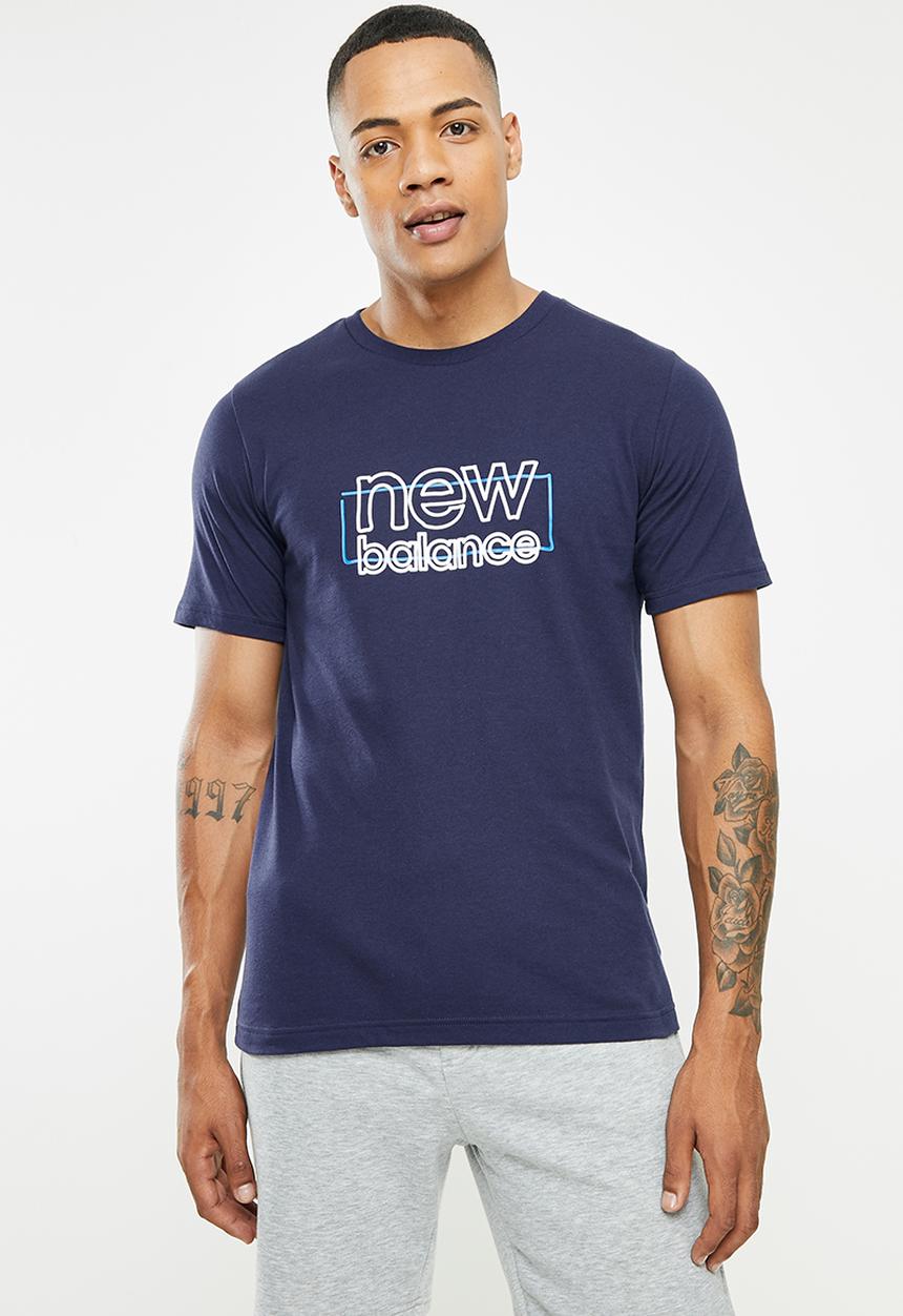 New Balance  - Nb classics graphic brand tee - pigment