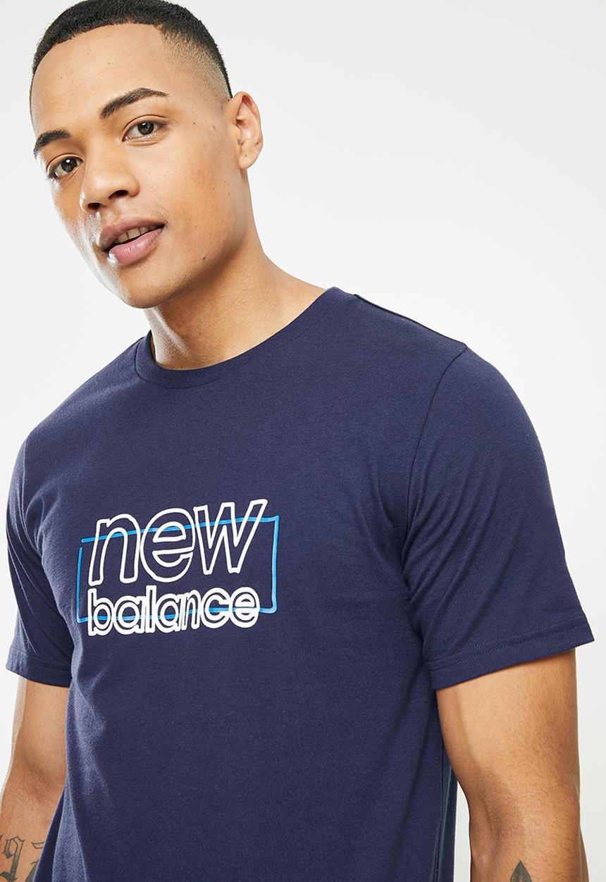 New Balance  - Nb classics graphic brand tee - pigment