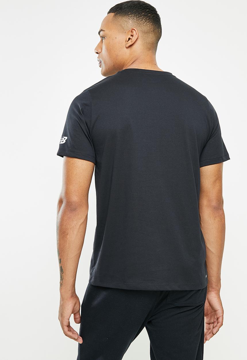 New Balance  - Tenacity Heather Tech SS Print Tee - Black 