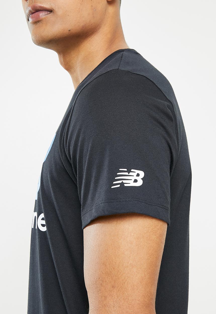 New Balance  - Tenacity Heather Tech SS Print Tee - Black 