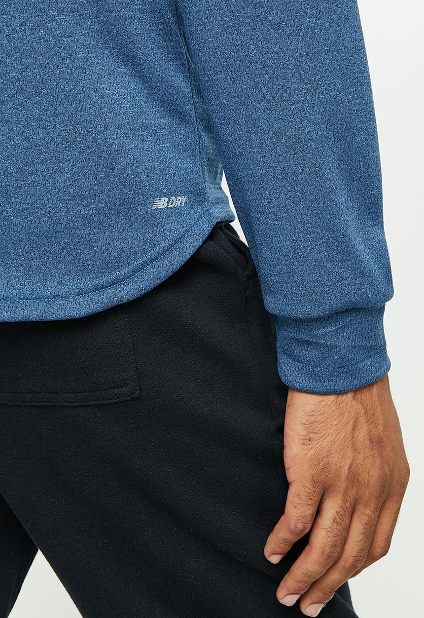 New Balance  - Tenacity qtr zip - serene blue