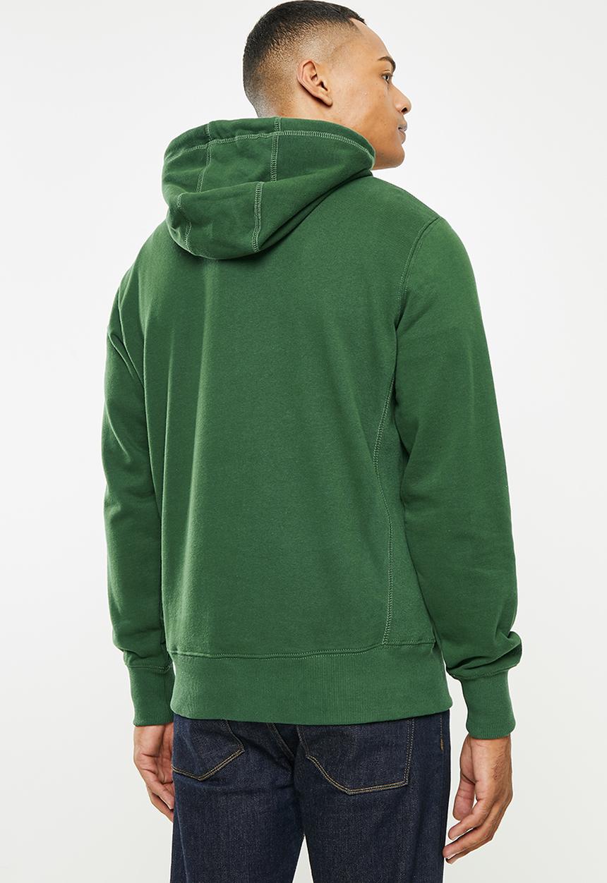 Superdry. - Superdry code logo che hood - dark green