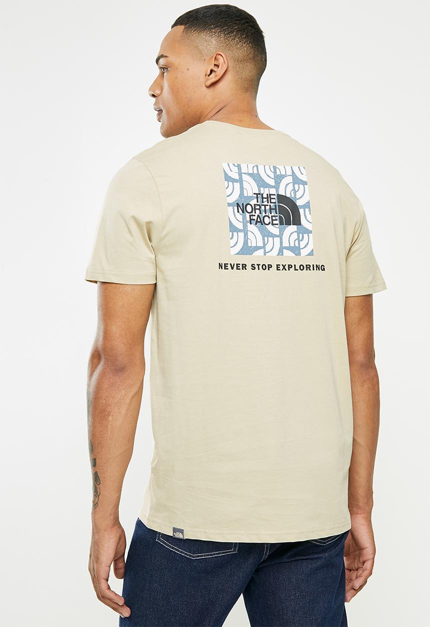 The North Face - M short sleeve redbox tee - brown