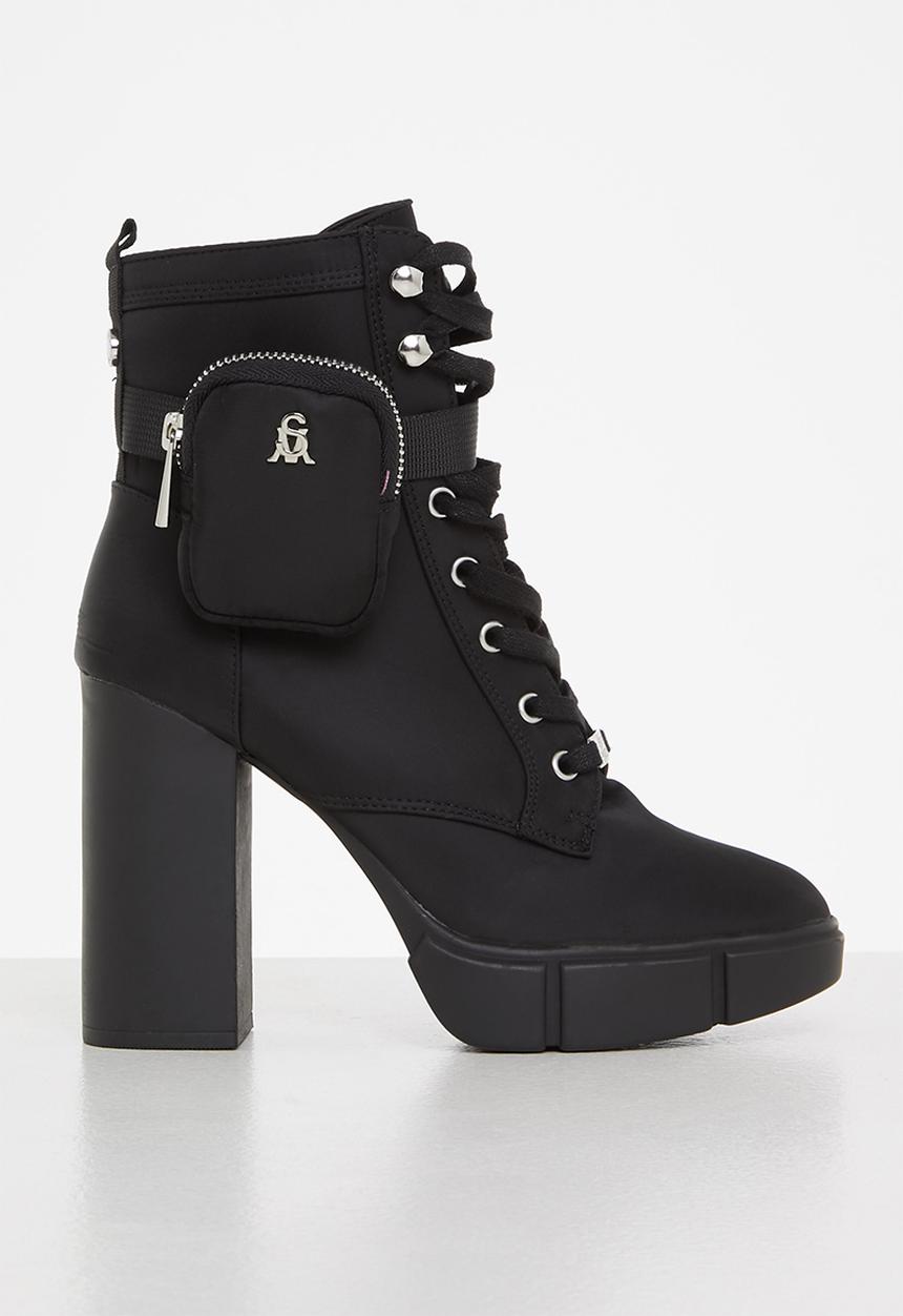 Steve Madden - Renegade-p lace up boot - black