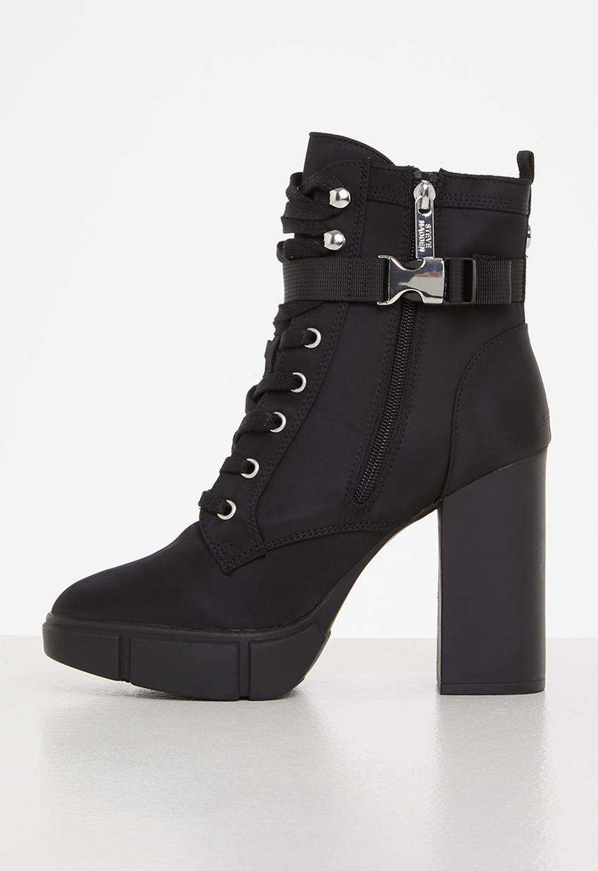 Steve Madden - Renegade-p lace up boot - black