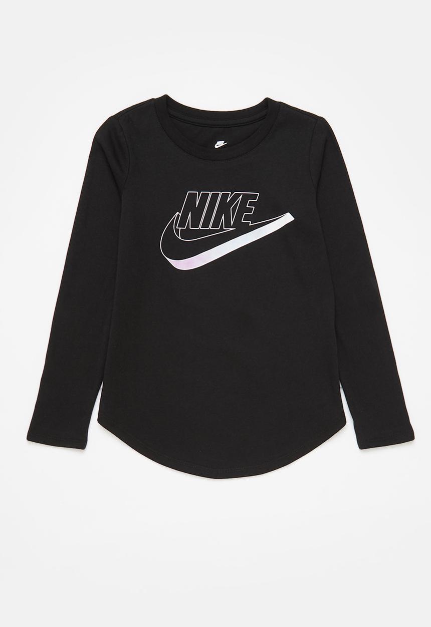 Nike - Nkg mini me ls gfx tee - black