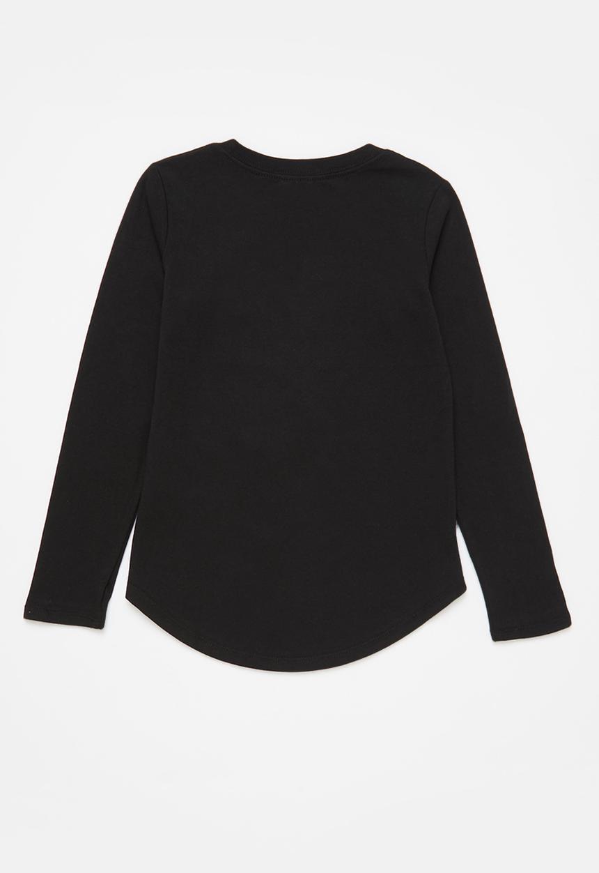 Nike - Nkg mini me ls gfx tee - black