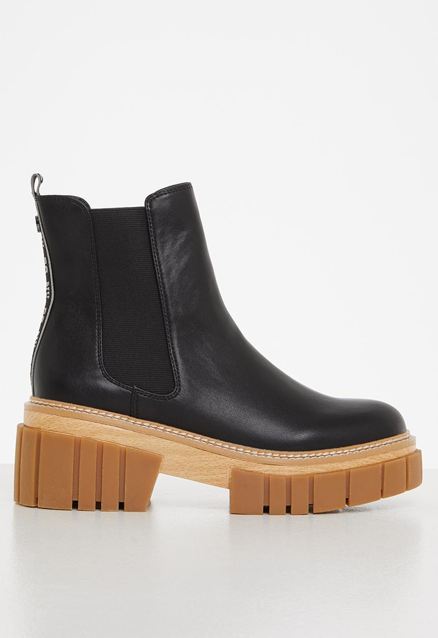 Steve Madden - Hailstorm leather chelsea boot - black