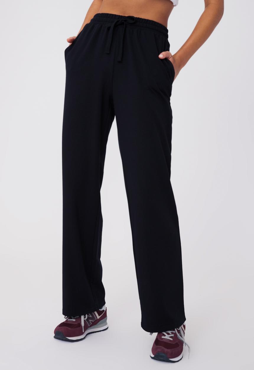 Cotton On - Wide leg studio pant - black